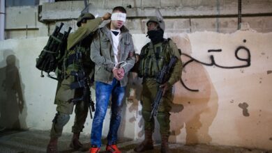 هيئة الأسرى الفلسطينية : الاحتلال اعتقل 11 ألف فلسطيني العام الماضي
