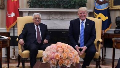 الرئيس الفلسطيني لترمب: مستعدون لتحقيق السلام العادل