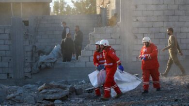 مقتل 12 في قصف إسرائيلي على مركز دفاع مدني ببعلبك شرق لبنان