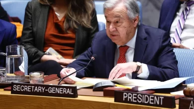 غوتيريش: ضم الضفة الغربية سيشكل «انتهاكاً صارخاً للقانون الدولي»