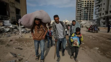 الأمم المتحدة: أكثر من نصف مليون فلسطيني عبروا من جنوب قطاع غزة إلى شماله