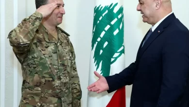 لبنان يعين قادة أجهزته العسكرية والأمنية