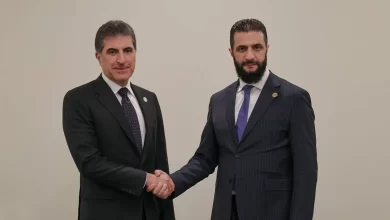 الشرع وبارزاني يؤكدان الالتزام المشترك باستمرار الحرب على «داعش»